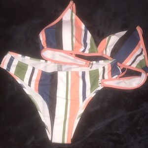 Shein Multicolored 2 piece Swimsuit